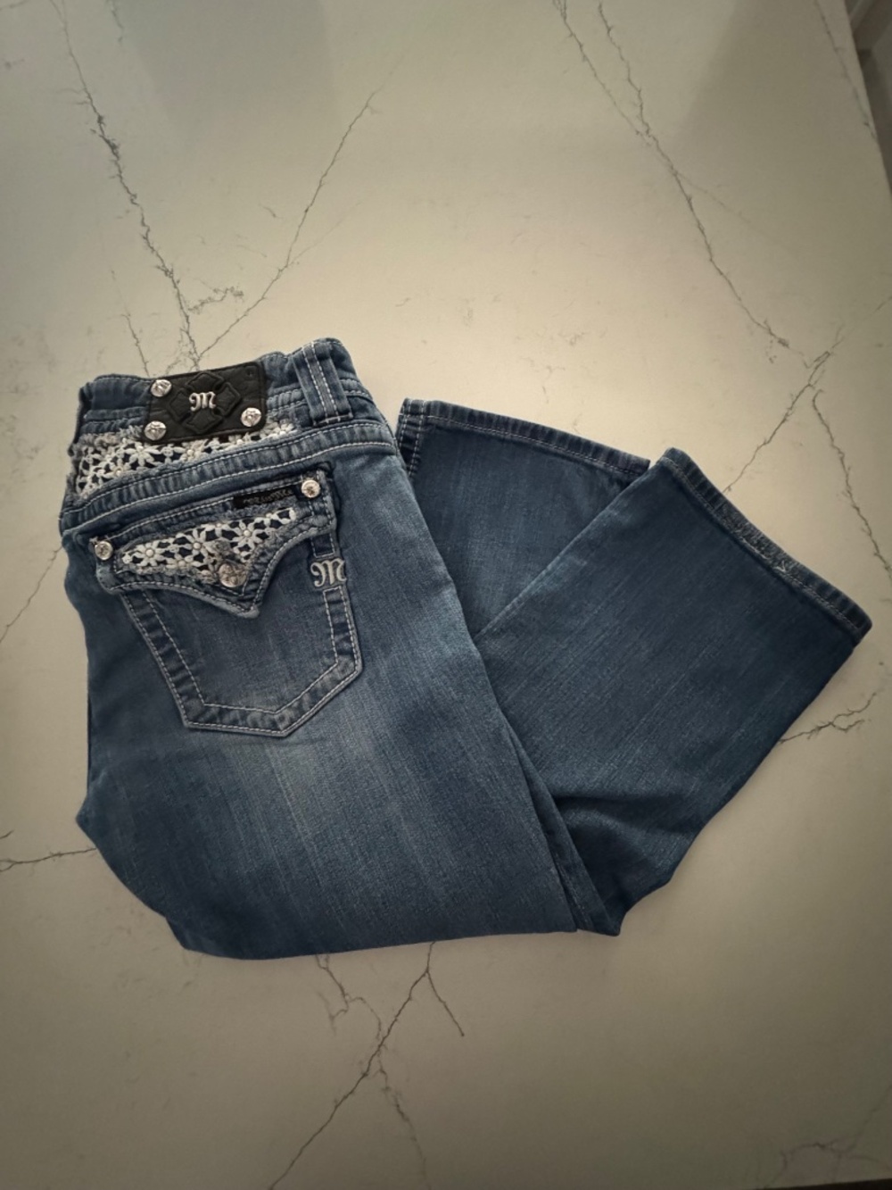 Miss Me Capri Jeans Size 31 - Picture 7 of 10